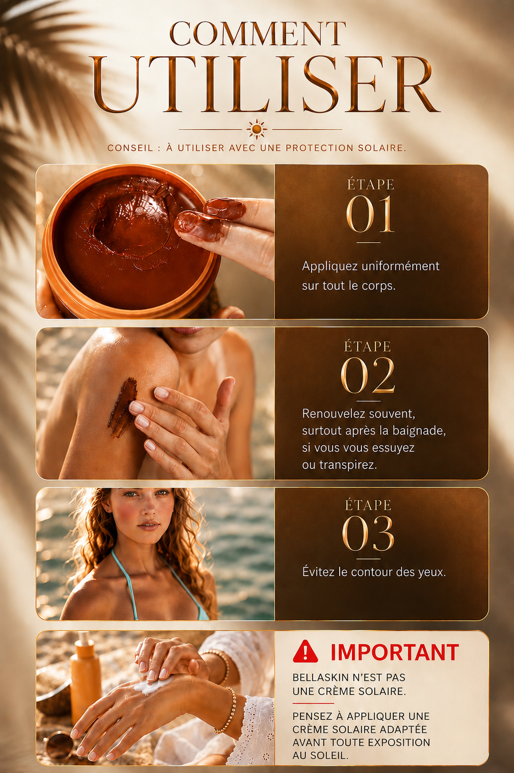 BELLASKIN– Crème Accélératrice de Bronzage Intensif